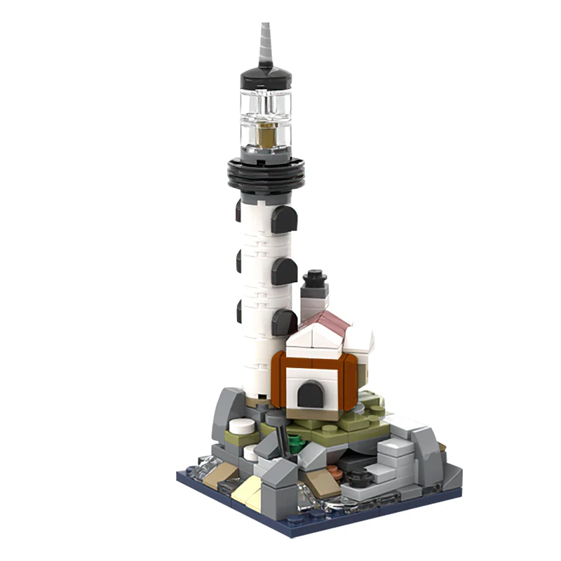 GOBRICKS MOC 125439 Mini 21335 Lighthouse - YWOBB