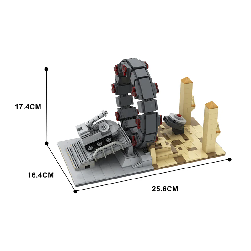 GOBRICKS MOC 27131 Stargate Command - YWOBB