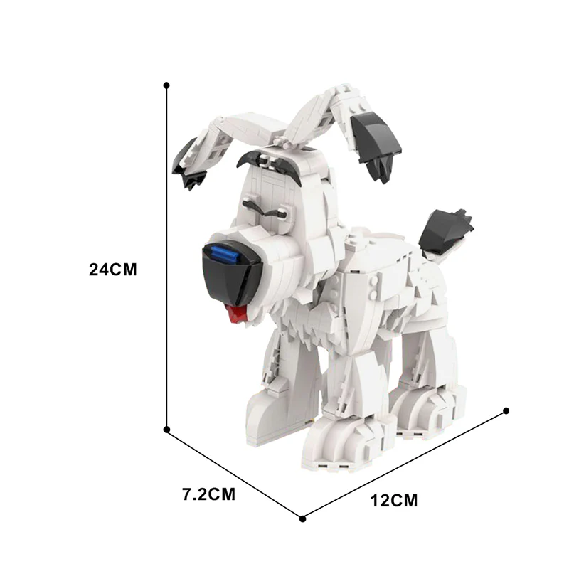 GOBRICKS MOC 129724 IDEFIX / DOGMATIX - YWOBB