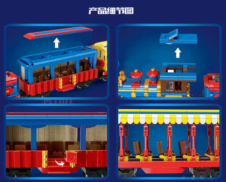 Mould King 12004 Dream Train - YWOBB