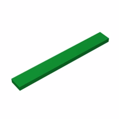 GOBRICKS GDS-565 Tile 1 x 8 - YWOBB