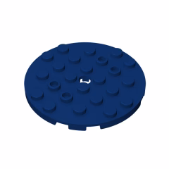 GOBRICKS GDS-843  Round 6 x 6 with Hole - YWOBB