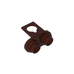 GOBRICKS GDS-90215 Minifigure Neck Bracket with 2 Back Studs - YWOBB