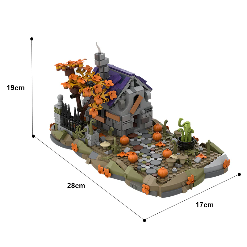 GOBRICKS MOC 118096 Witch House - YWOBB