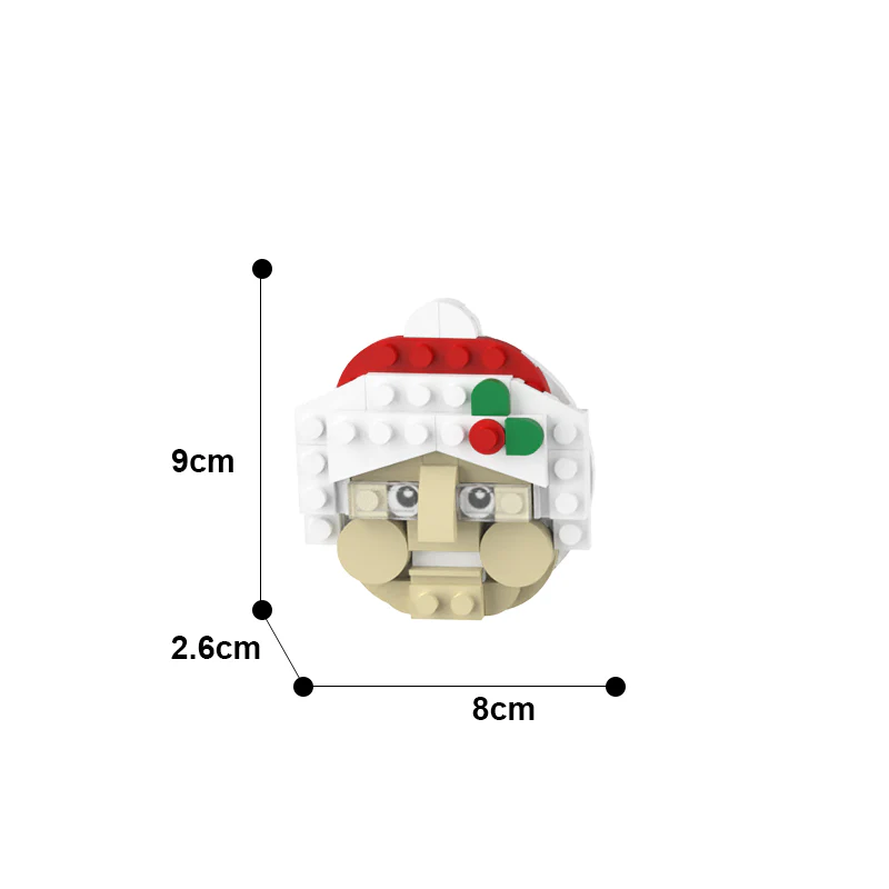 GOBRICKS MOC A0076Y11 Christmas pendant-Queen of England - YWOBB