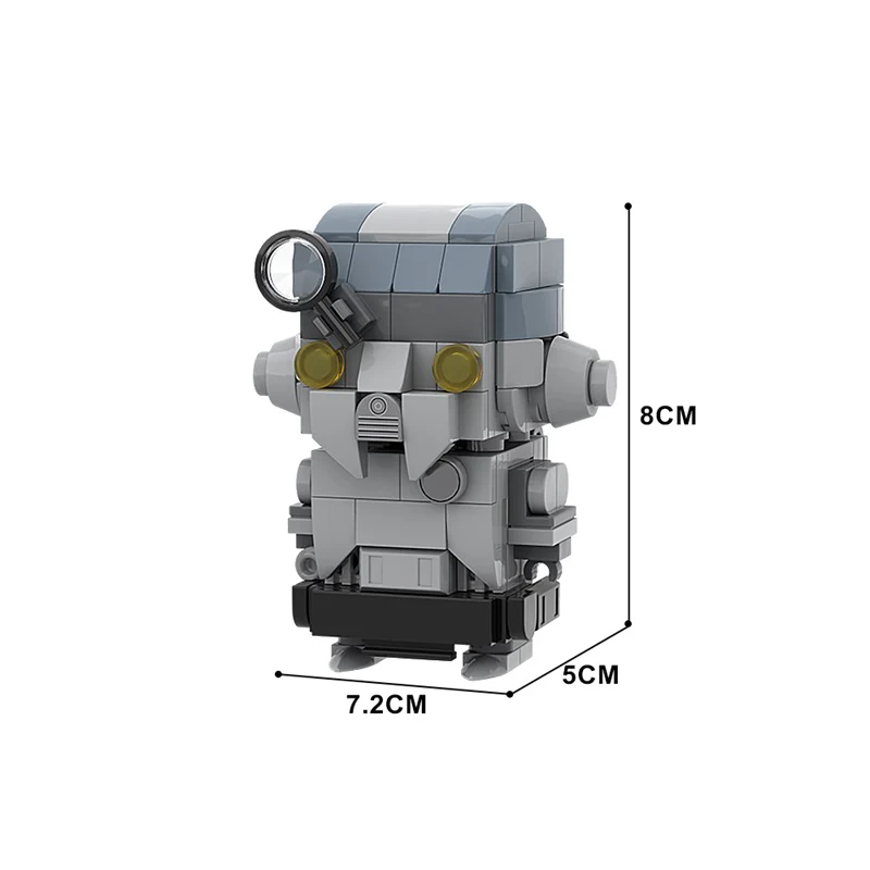 GOBRICKS MOC 157449 Professor Huyang Brickheadz - YWOBB