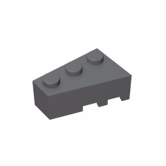 GOBRICKS GDS-594 Wedge 3 x 2 Left - YWOBB