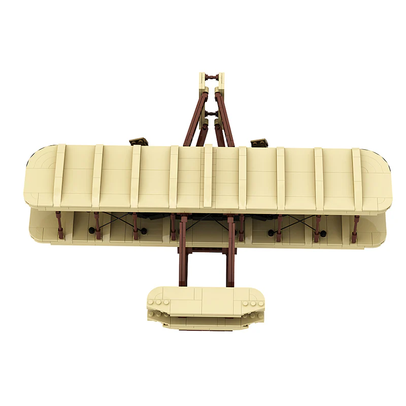 GOBRICKS MOC A0979 wright plane - YWOBB