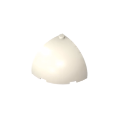 GOBRICKS GDS-2133 Brick Round Corner 4 x 4 x 2 2/3 Dome Top - YWOBB