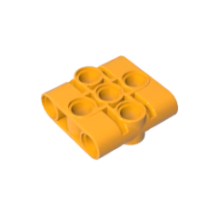 GOBRICKS GDS-1537 Pin Connector Block Liftarm 1 x 3 x 3 - YWOBB