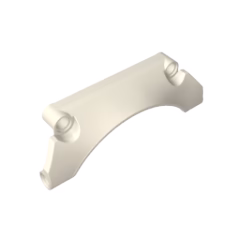 GOBRICKS GDS-1518 Technic Panel Car Mudguard Arched #30 9 x 2 x 3 Straight Top - YWOBB