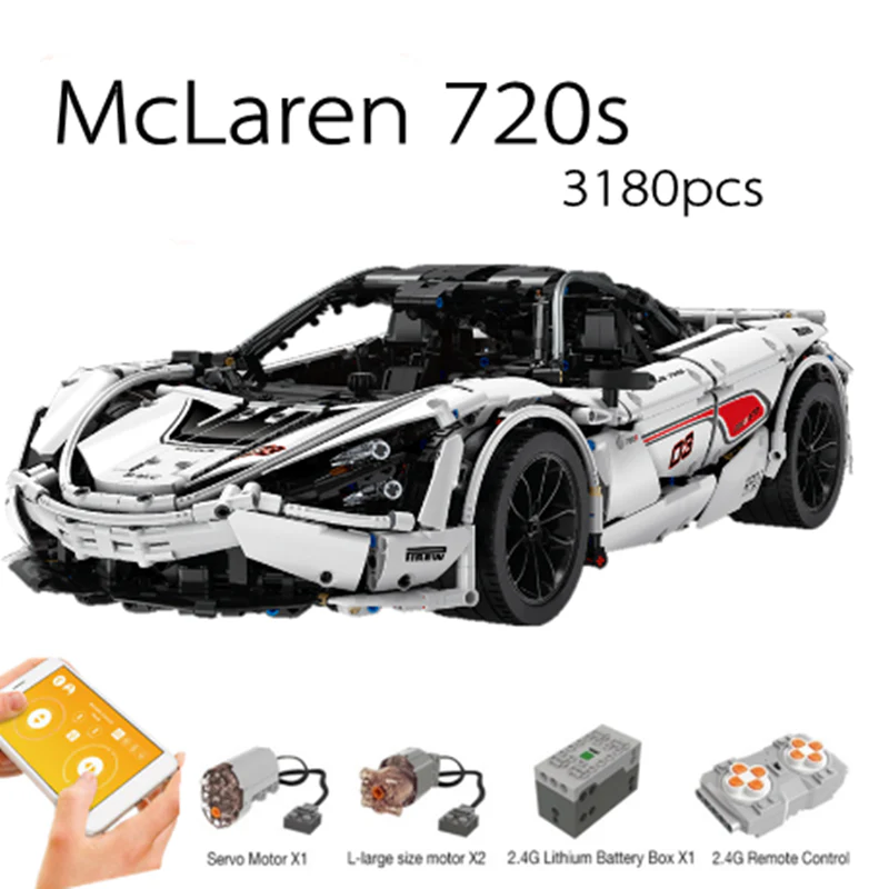 Mould King 13145 1:8 Mclaren 720S - YWOBB