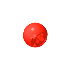 GOBRICKS GDS-1056 Technic Ball Joint with Through Axle Hole - YWOBB