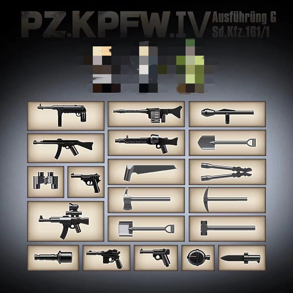 Quan Guan 100251 WWII PZ.KPFW.IV Ausführüng G Sd.Kfz.161/1 - YWOBB