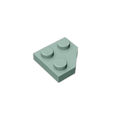 GOBRICKS GDS-1503 Plate 2 x 2 Cut Corner - YWOBB