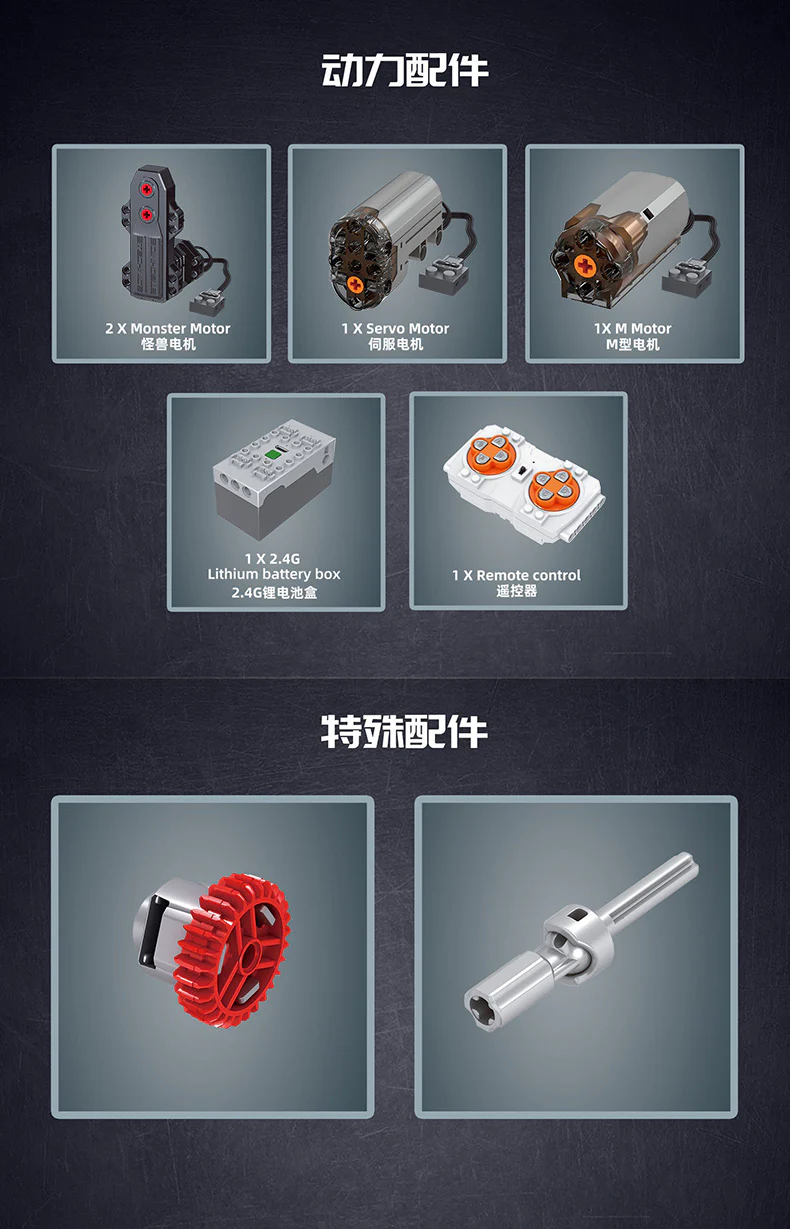 Mould King 13061 Mercedes Benz G700 6x6 - YWOBB