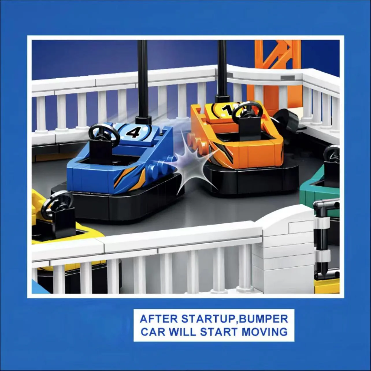 Small Angle JD037 Amusement Park Bumper Car - YWOBB