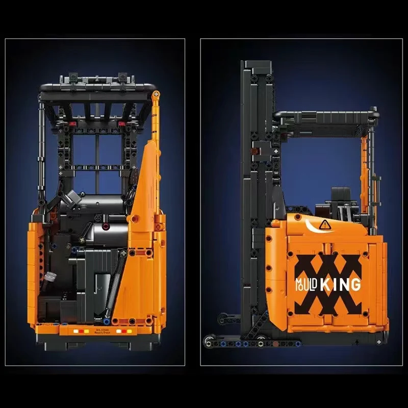 Mould King 17040 Orange Shelf Forklift - YWOBB