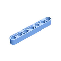 GOBRICKS GDS-665 Liftarm Thick 1 x 7 - YWOBB