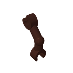 GOBRICKS GDS-1216 Arm Skeleton, Bent with Clips at 90 degrees - YWOBB