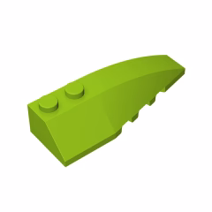 GOBRICKS GDS-745 Wedge 6 x 2 Right - YWOBB