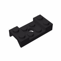 GOBRICKS GDS-1064 Mudguard 2 x 4 with Arch Studded with Hole - YWOBB