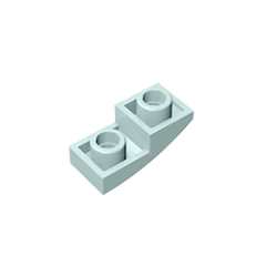 GOBRICKS GDS-795 Curved 2 x 1 Inverted - YWOBB