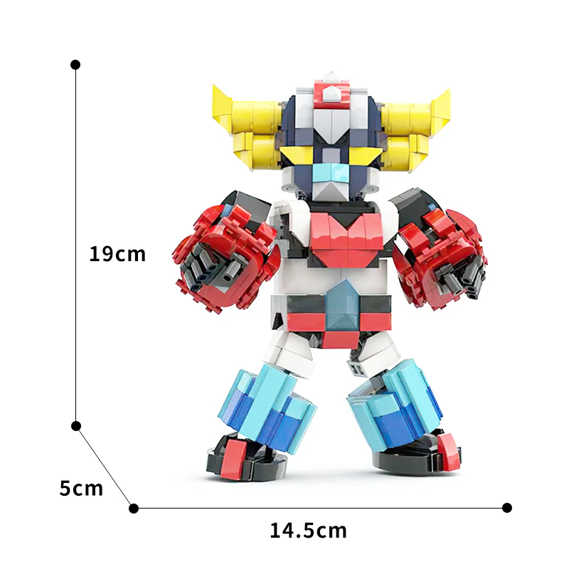 GOBRICKS MOC 75508 UFO Robot Goldrake SD - YWOBB