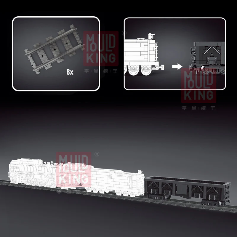 Mould King 12003  QJ Steam Locomotive - YWOBB