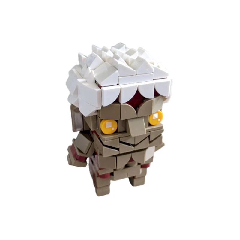 GOBRICKS MOC 181340 Attack on Titan Brickheadz MOC ~ Armored Titan - YWOBB