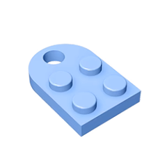 GOBRICKS GDS-846  Modified 2 x 3 with Hole - YWOBB