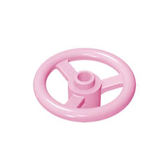 GOBRICKS GDS-1283 Steering Wheel Small, 3 Studs Diameter - YWOBB
