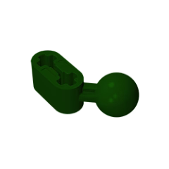 GOBRICKS GDS-1155 Modified Ball Joint Angled 1 x 2 - YWOBB