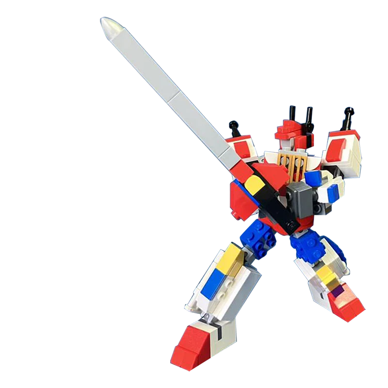 GOBRICKS MOC 140768 SF-005 TRANSFORMERS STAR SABER - YWOBB