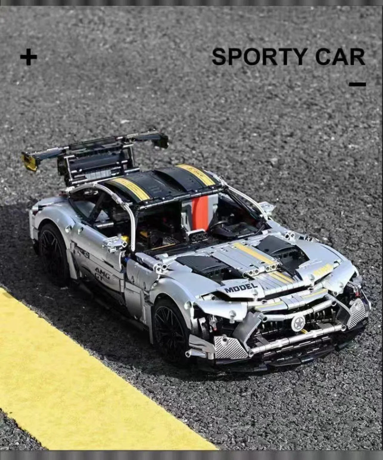 Mould King 13126 AMG GT R Silver OVP EU Warehouse Version - YWOBB