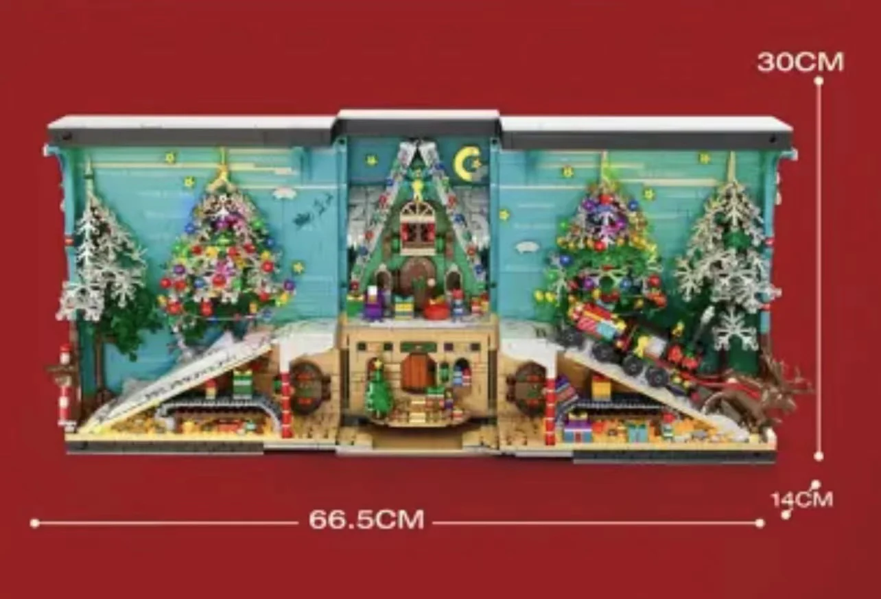 Reobrix 66033 Merry Christmas BOOK NOOK - YWOBB