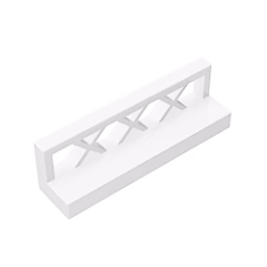 GOBRICKS GDS-881 Fence 1 x 4 x 1 - YWOBB