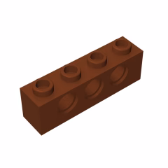 GOBRICKS GDS-625  Brick 1 x 4 with Holes - YWOBB