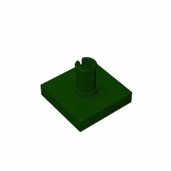 GOBRICKS GDS-932 Tile, Modified 2 x 2 with Pin - YWOBB