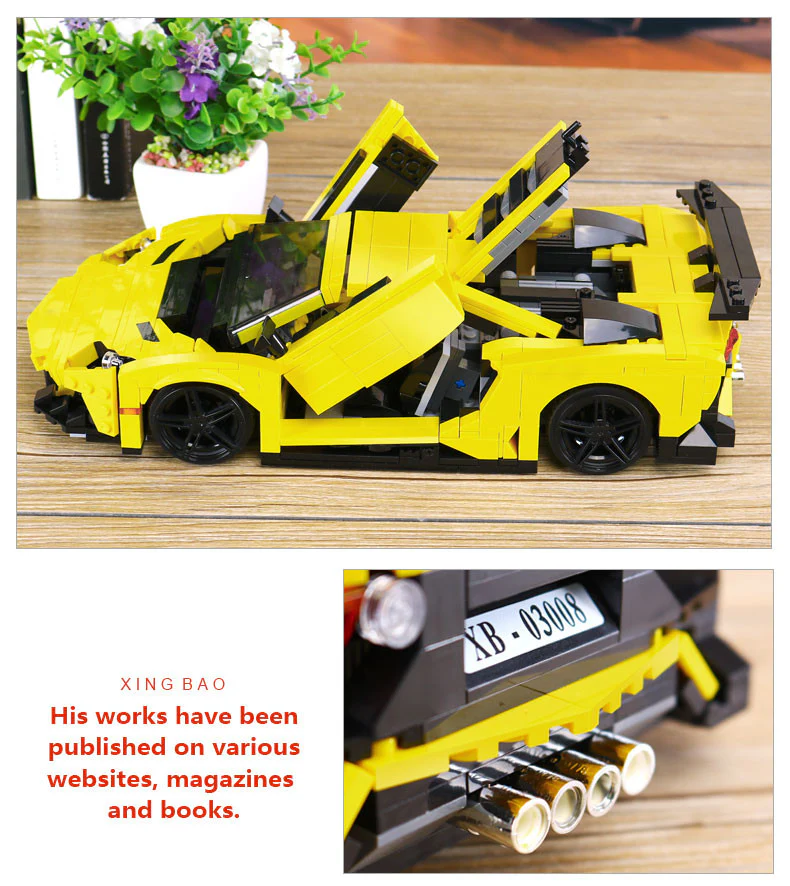 XINGBAO XB-03008 The Yellow Flash Racing Car - YWOBB