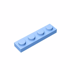 GOBRICKS GDS-504 Plate 1 x 4 - YWOBB