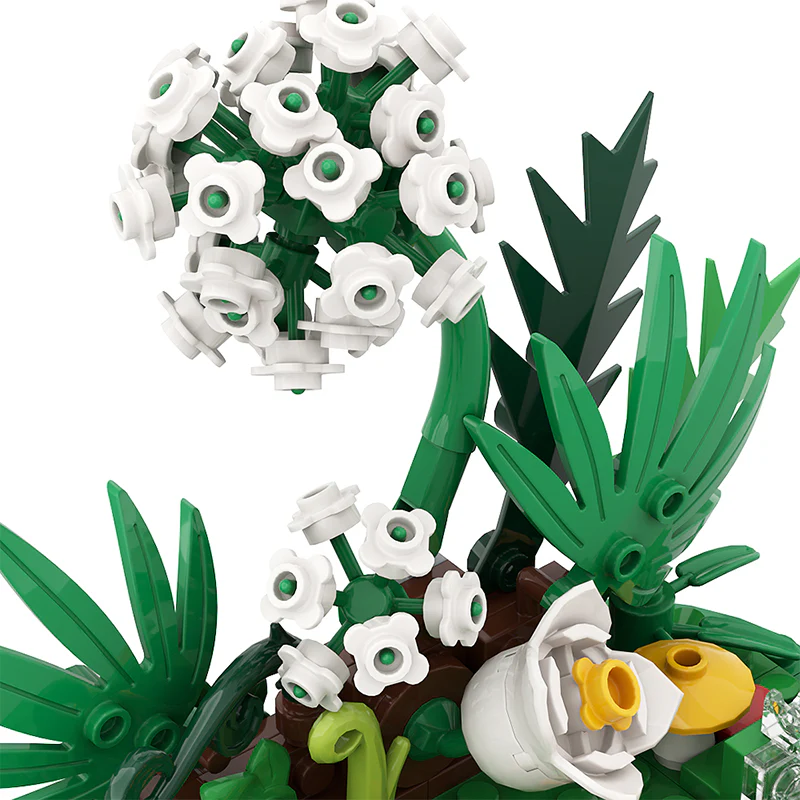 GOBRICKS MOC A1041Y03 Two people in a row-base - YWOBB