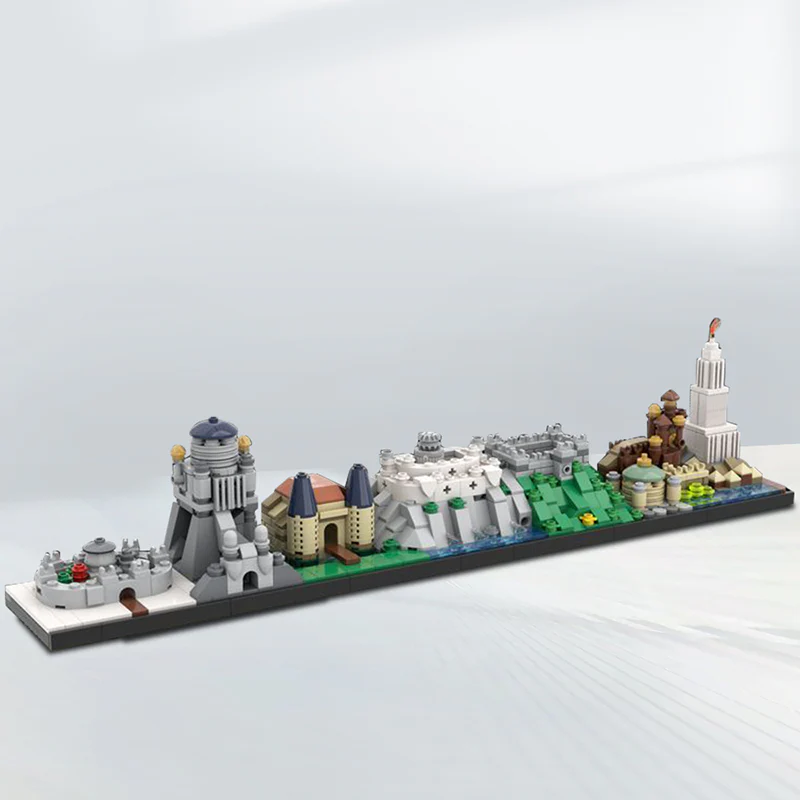 GOBRICKS MOC 29080 Game of Thrones - Westeros Skyline - YWOBB