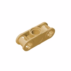 GOBRICKS GDS-935 Axle and Pin Connector Perpendicular 3L with Center Pin Hole - YWOBB