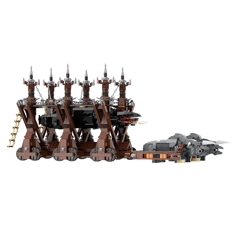 GOBRICKS MOC 135811 Battering ram-Grond - YWOBB