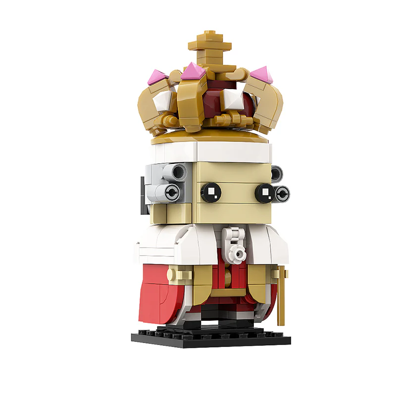 GOBRICKS MOC 136828 King George III Brickheadz - YWOBB