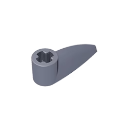 GOBRICKS GDS-1360 Bionicle 1 x 3 Tooth with Axle Hole - YWOBB