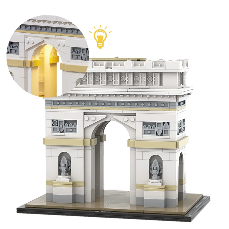 GOBRICKS MOC F-A0636 Arc de Triomphe - YWOBB