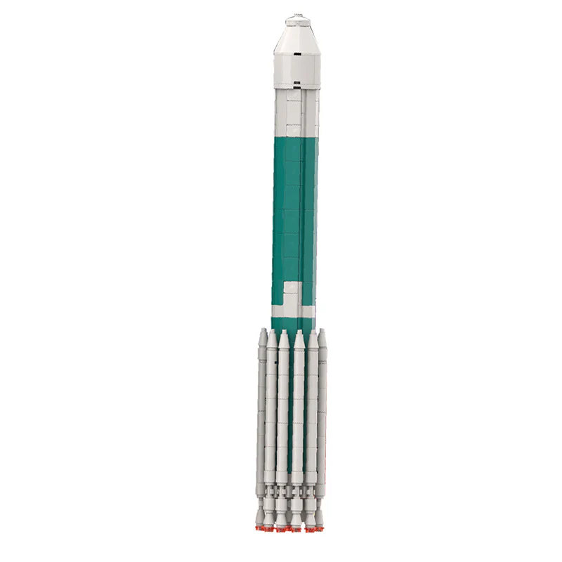 GOBRICKS MOC 54675 Delta II with MER rover - YWOBB
