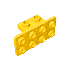 GOBRICKS GDS-639 Bracket 1 x 2 - 2 x 4 - YWOBB